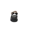 Wholesale height 6cm women sandal shoe in patent genuine leather
