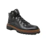 Wholesale women fashionable bootie shoe in black genuine leather