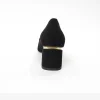 Genuine leather women high-heel shoe