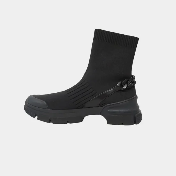 Wholesale height 13cm women fashionable fly-knit boots shoe