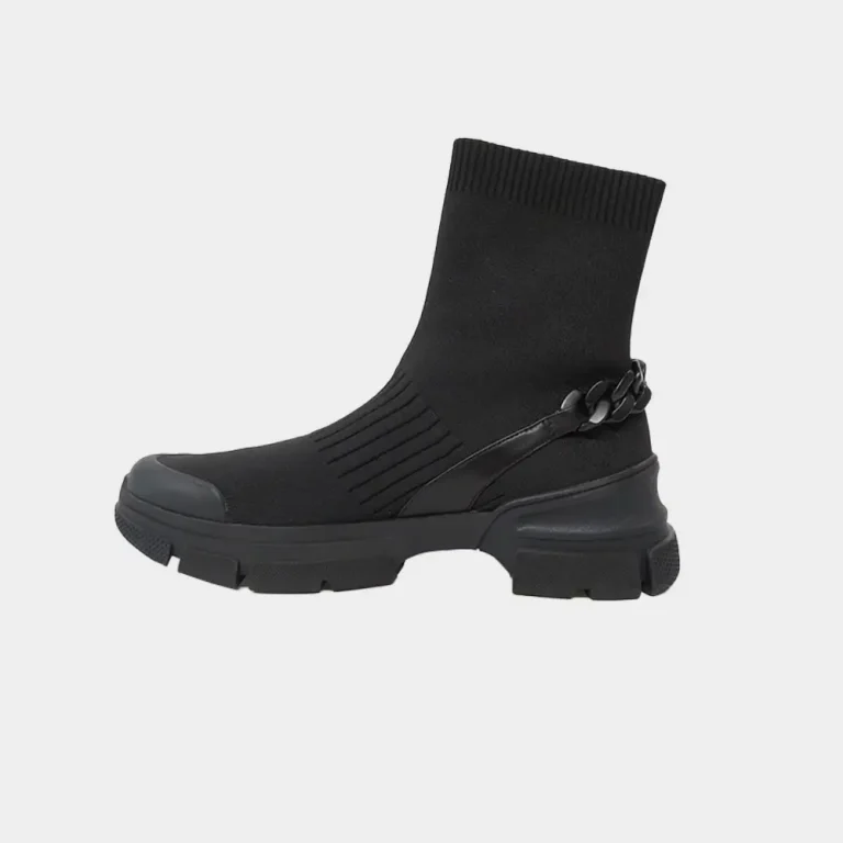 Wholesale height 13cm women fashionable fly-knit boots shoe