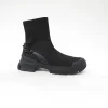 Wholesale height 13cm women fashionable fly-knit boots shoe