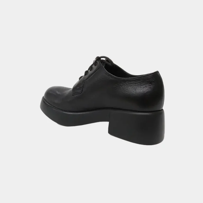 Genuine leather height 6cm women fashionable round toe dress shoe