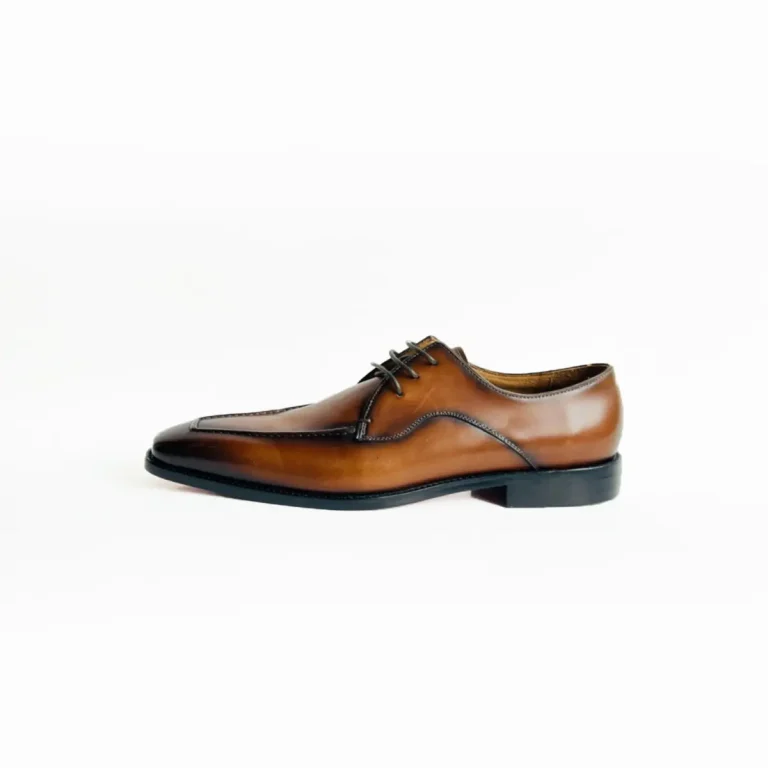 Wholesale height 7cm fashion men dress shoe in light brown genuine leather with lace