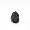 Wholesale men casual shoe in black genuine leather