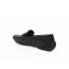 Wholesale men casual shoe in black genuine leather