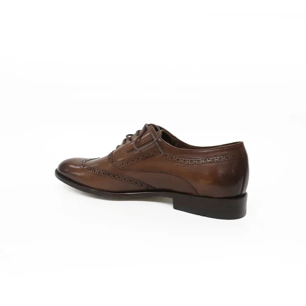 Wholesale height 7cm men dress shoe in burgundy genuine leather