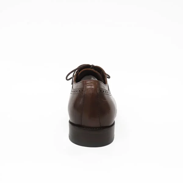 Wholesale height 7cm men dress shoe in burgundy genuine leather