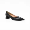 Fashion height 6cm genuine leather women pointed toe high-heel shoe